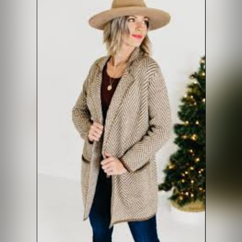 Giovanna Tricot Luxury Made In Italy Long Cardigan M